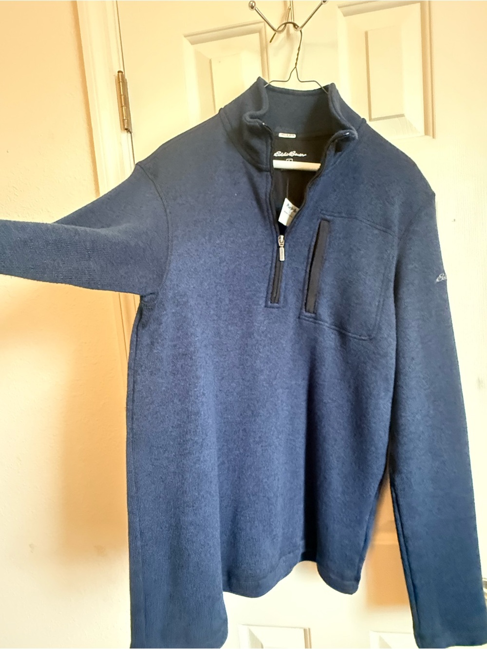 Marshalls Men’s Navy Half-Zip Fleece Pullover